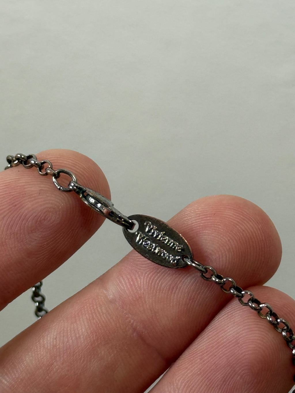 Vivienne Westwood Black Stone Necklace