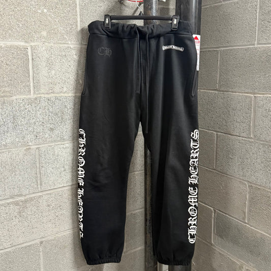 Chrome Hearts Script Sweatpants - Size M