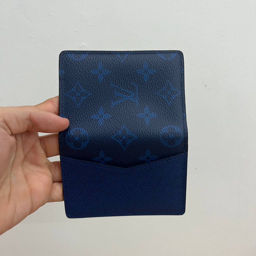 Louis Vuitton Navy Blue Pocket Organizer Cardholder