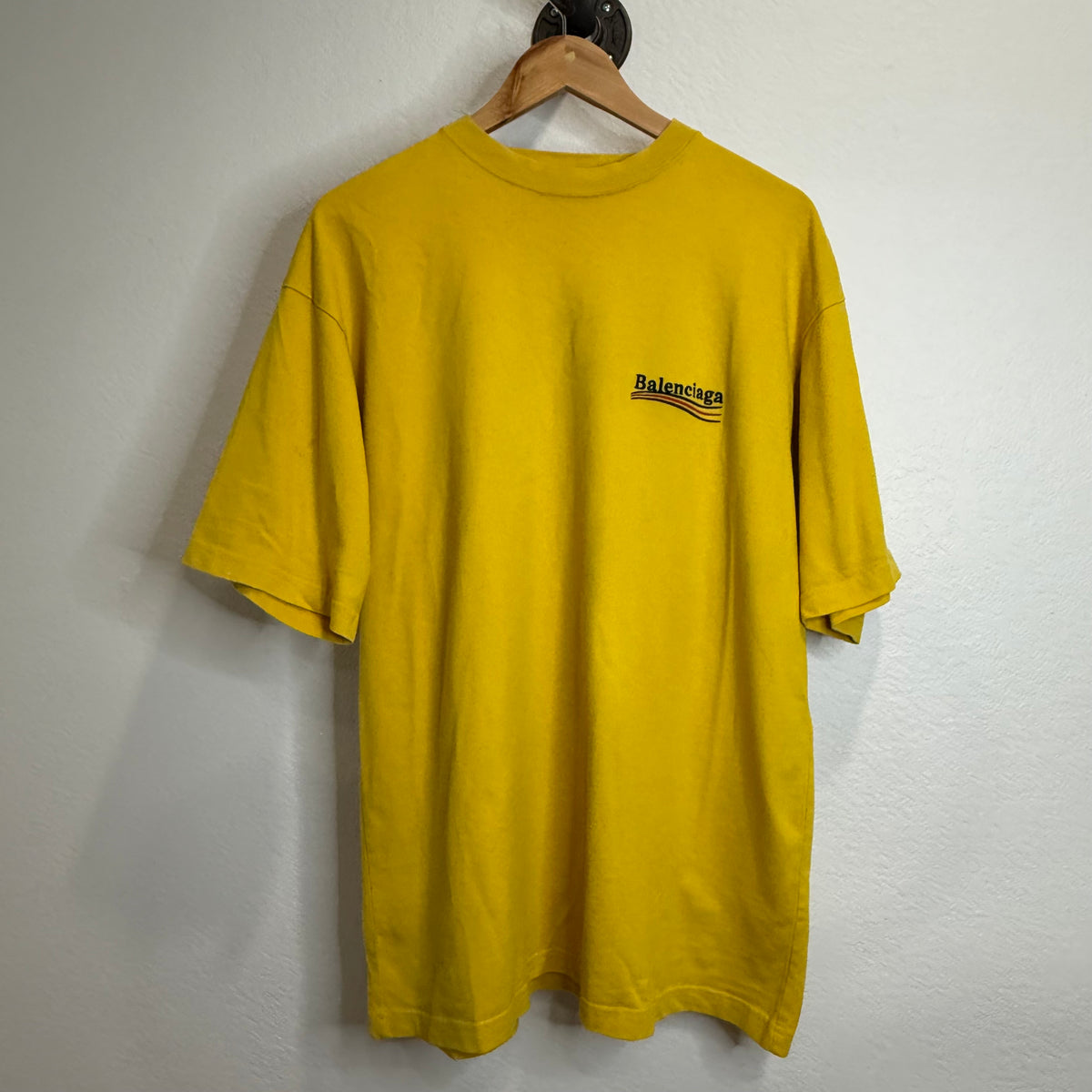 Balenciaga Campaign Yellow T-Shirt - Size M