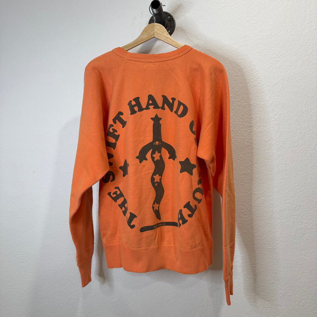 Saint Michael Justice Raglan Crewneck Sweatshirt - Size L